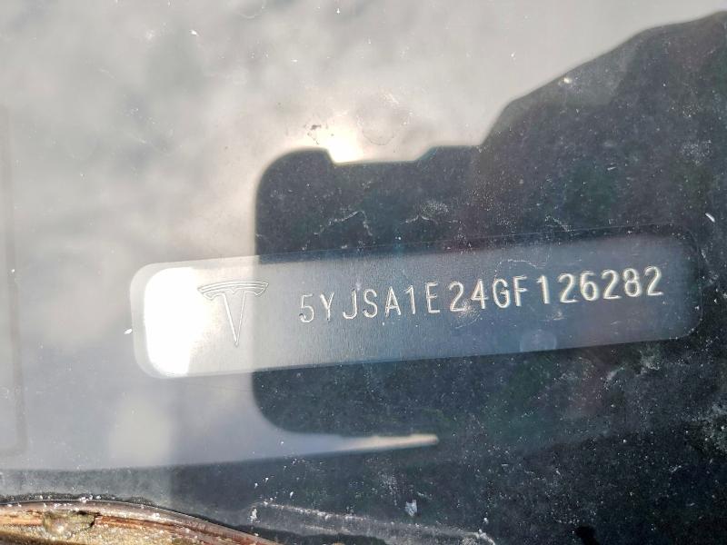 Продажа на аукционе авто 2016 Tesla Model S, vin: 5YJSA1E24GF126282, номер лота: 54320696