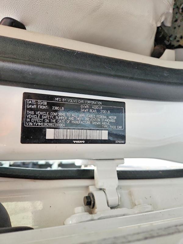 Продаж на аукціоні авто 2008 Volvo S40, vin: YV1MS382882399964, номер лоту: 53784736