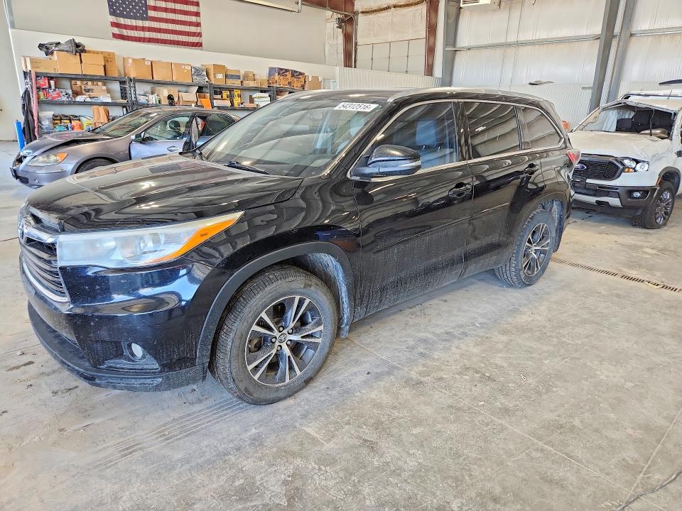 54312516 :رقم المزاد ، 5TDJKRFH0GS341163 vin ، 2016 Toyota Highlander مزاد بيع
