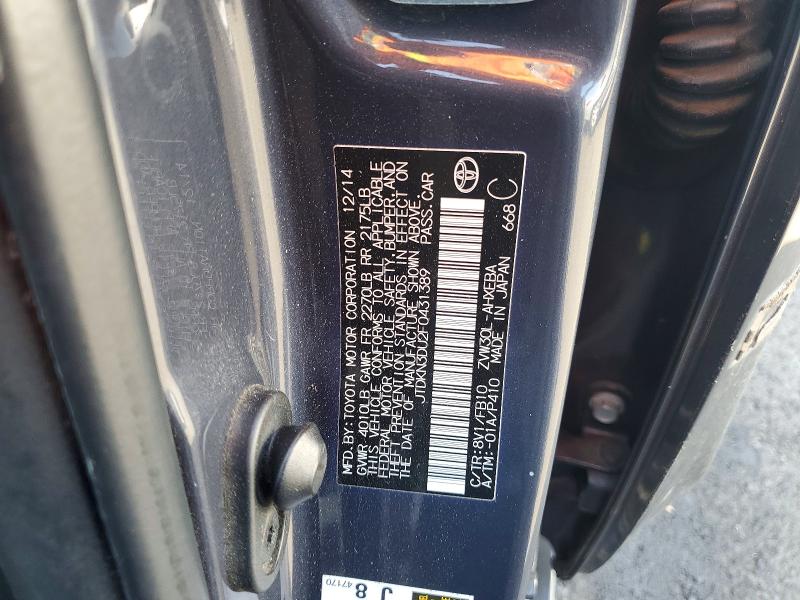 Продаж на аукціоні авто 2015 Toyota Prius, vin: JTDKN3DU2F0431389, номер лоту: 52346066