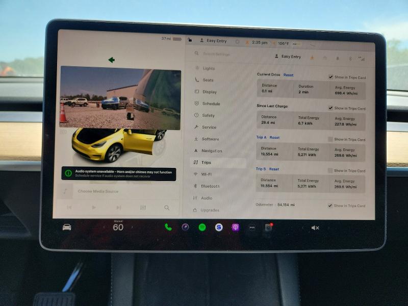 Продажа на аукционе авто 2022 Tesla Model Y, vin: 7SAYGDEE2NA005218, номер лота: 52651026