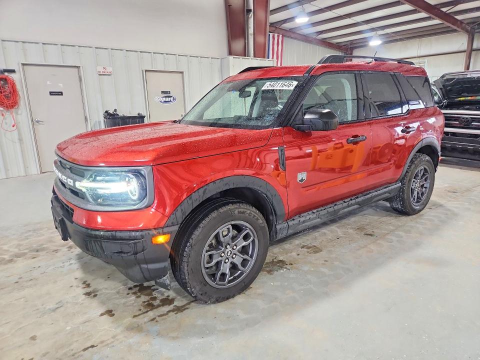 2022 Ford Bronco Sport მანქანა იყიდება აუქციონზე, vin: 3FMCR9B68NRD75873, აუქციონის ნომერი: 54011646