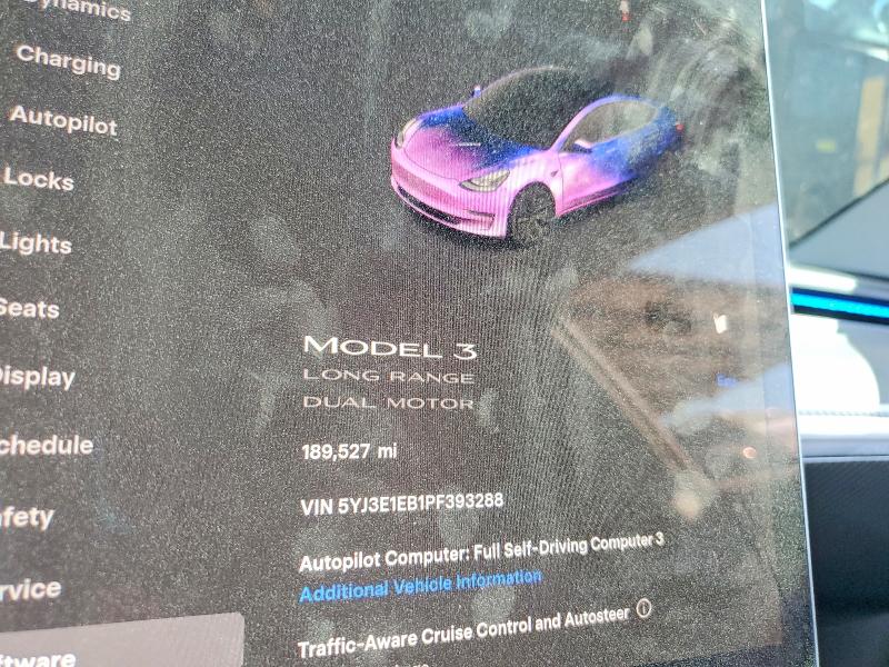 Продажа на аукционе авто 2023 Tesla Model 3, vin: 5YJ3E1EB1PF393288, номер лота: 53322646