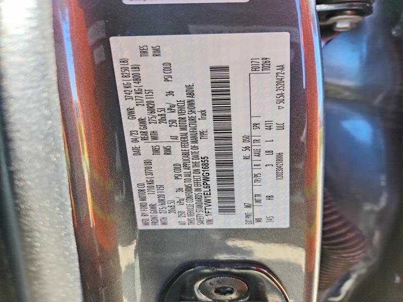Продажа на аукционе авто 2023 Ford F150, vin: 1FTVW1EL6PWG16855, номер лота: 51025796