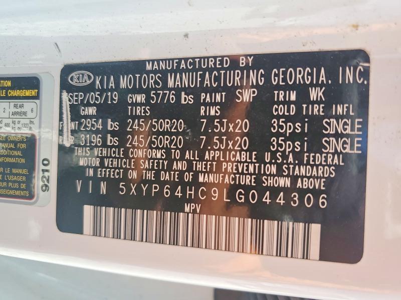 Продажа на аукционе авто 2020 Kia Telluride, vin: 5XYP64HC9LG044306, номер лота: 53803076