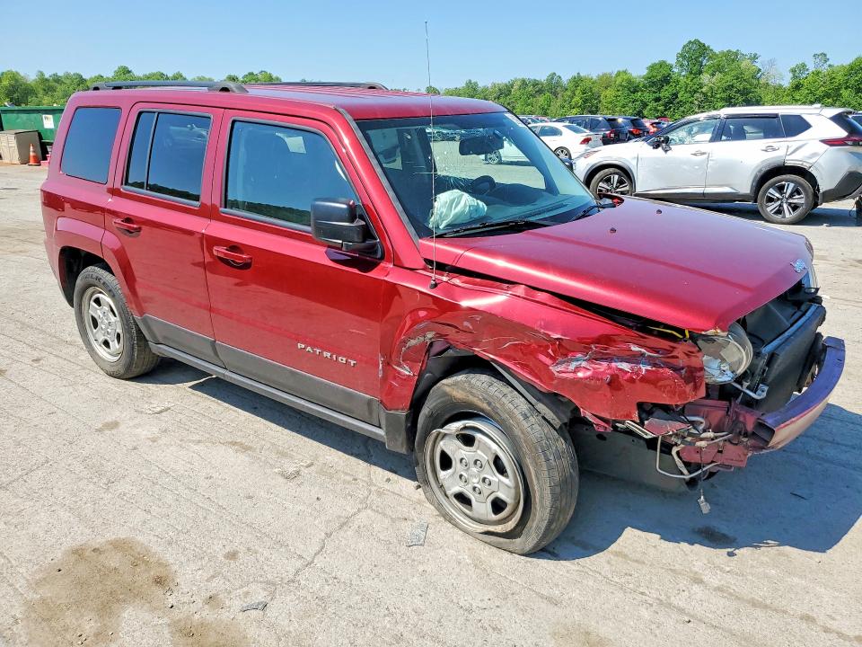 2016 Jeep Patriot მანქანა იყიდება აუქციონზე, vin: 1C4NJPBA8GD744367, აუქციონის ნომერი: 53989386