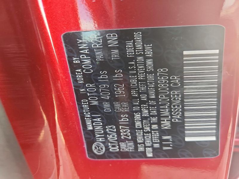 2023 Hyundai Elantra მანქანა იყიდება აუქციონზე, vin: KMHLM4AJ0PU089678, აუქციონის ნომერი: 54595116