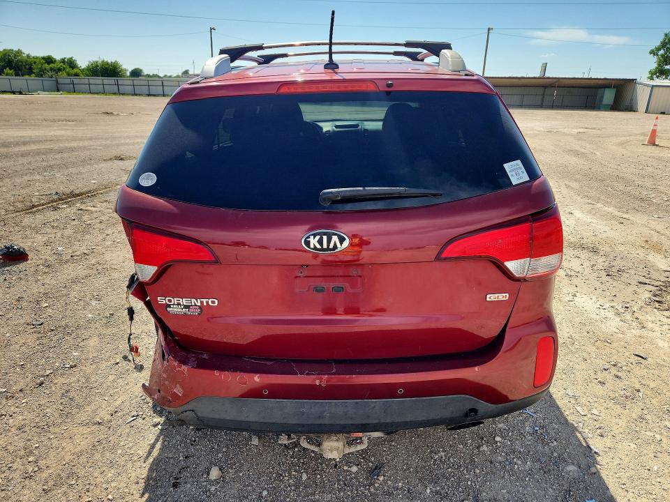 55450766 :رقم المزاد ، 5XYKT4A63FG579529 vin ، 2015 Kia Sorento مزاد بيع