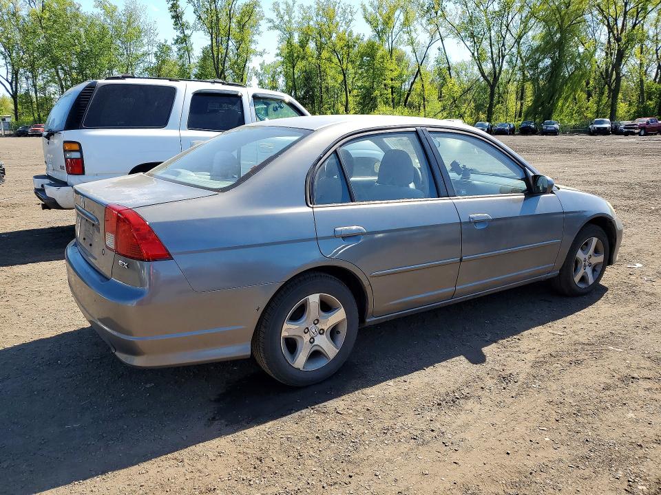53252936 :رقم المزاد ، 2HGES25744H612433 vin ، 2004 Honda Civic مزاد بيع