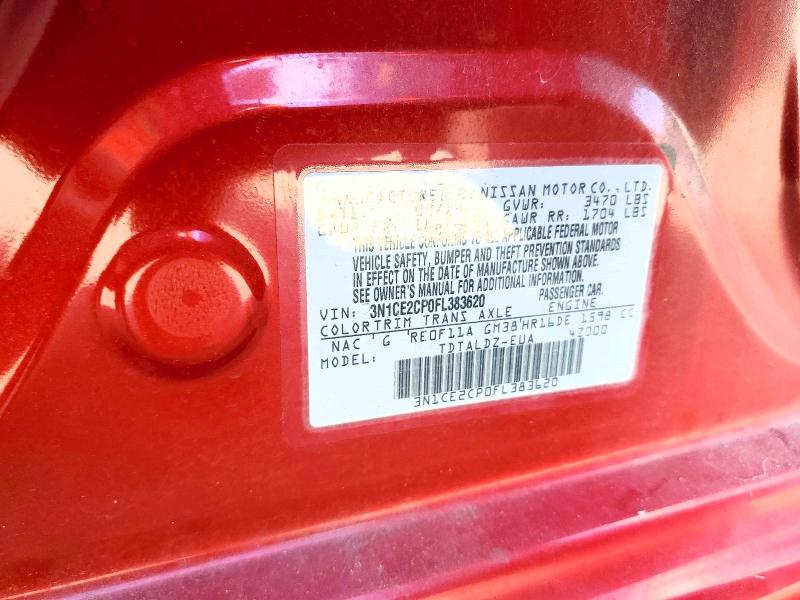 Aukcja sprzedaży 2015 Nissan Versa Note, vin: 3N1CE2CP0FL383620, numer aukcji: 54606596