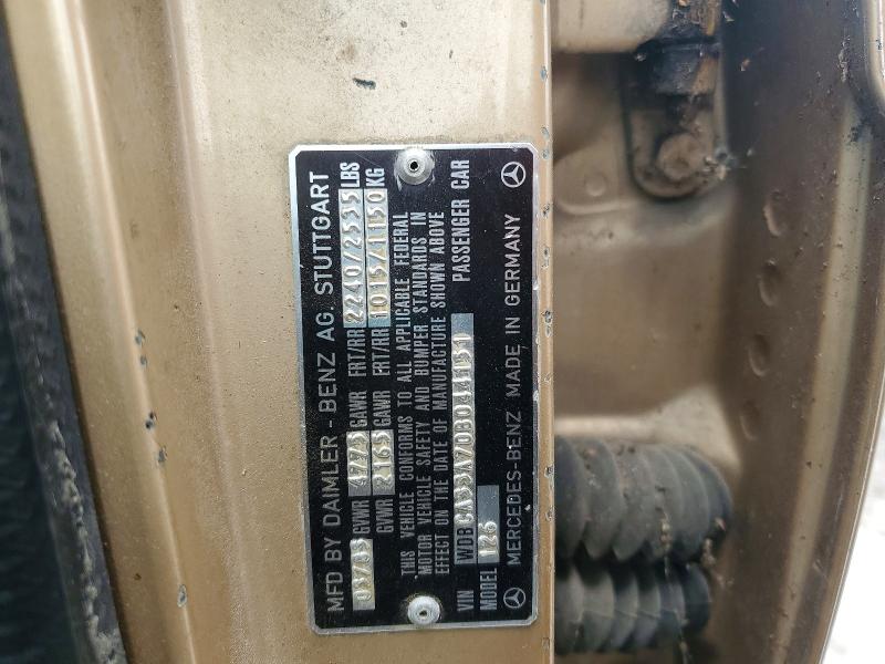 Продаж на аукціоні авто 1983 Mercedes-benz 380, vin: WDBCA33A7DB044151, номер лоту: 52825976