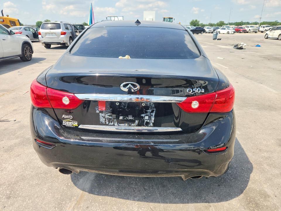2015 Infiniti Q50 მანქანა იყიდება აუქციონზე, vin: JN1BV7AR6FM423654, აუქციონის ნომერი: 53780576