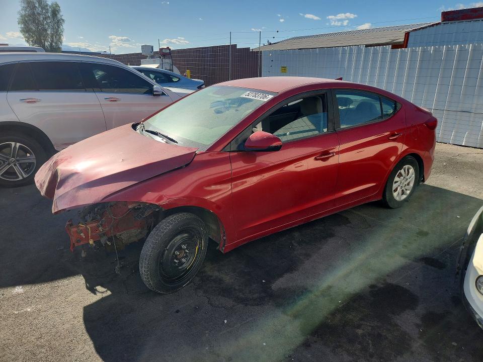 52783706 :رقم المزاد ، 5NPD74LF0HH152816 vin ، 2017 Hyundai Elantra مزاد بيع
