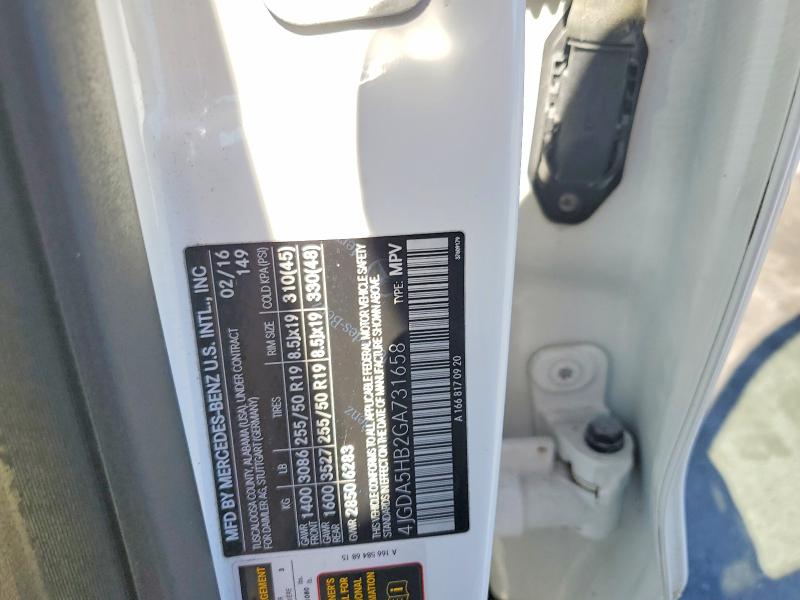 Продаж на аукціоні авто 2016 Mercedes-benz Gle, vin: 4JGDA5HB2GA731658, номер лоту: 53041866