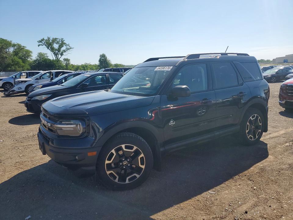 54596176 :رقم المزاد ، 3FMCR9C60MRA37638 vin ، 2021 Ford Bronco Sport مزاد بيع