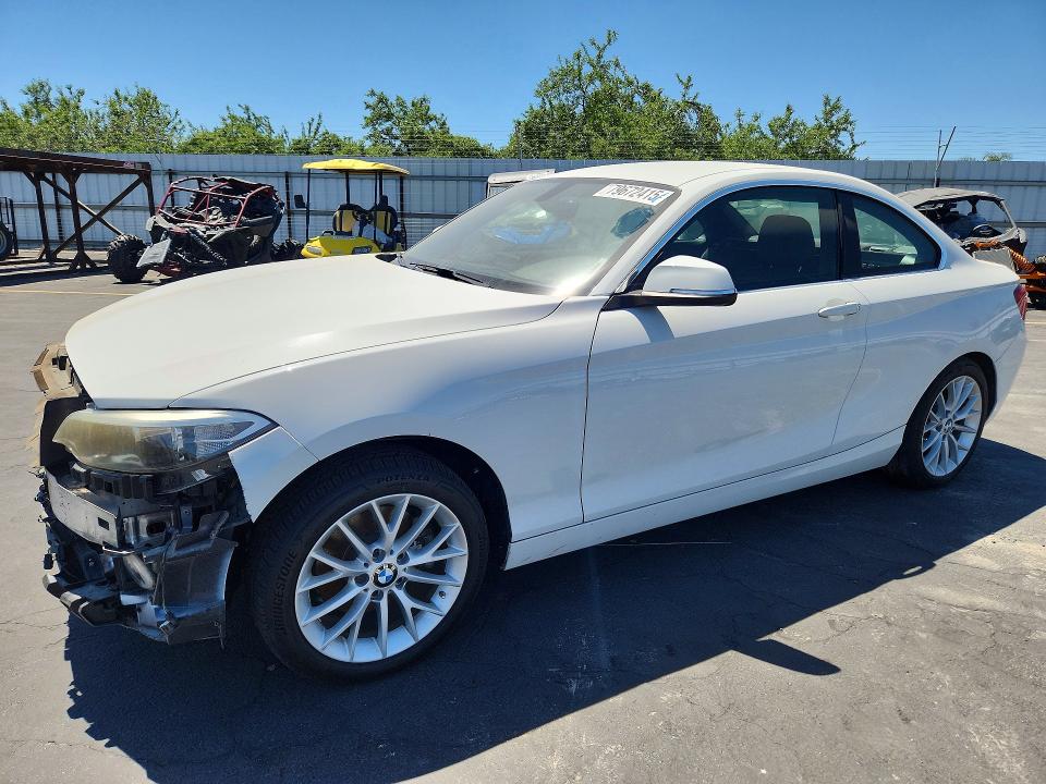 2016 Bmw 228 მანქანა იყიდება აუქციონზე, vin: WBA1F9C5XGV742687, აუქციონის ნომერი: 79672415