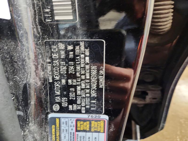 52200316 :رقم المزاد ، 3KPF34AD2KE096816 vin ، 2019 Kia Forte مزاد بيع
