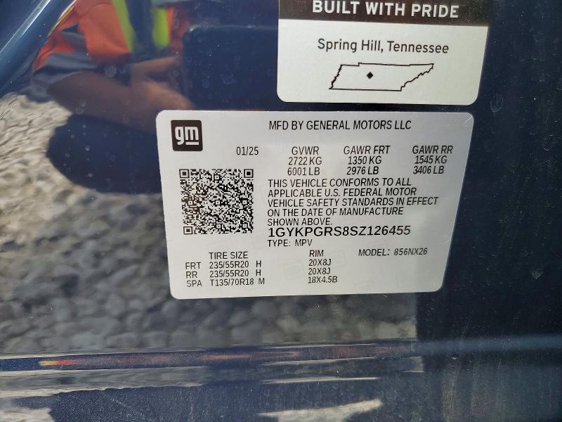 2025 Cadillac Xt6 მანქანა იყიდება აუქციონზე, vin: 1GYKPGRS8SZ126455, აუქციონის ნომერი: 53157776