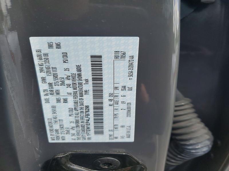 Aukcja sprzedaży 2020 Ford F150, vin: 1FTEW1EP4LFB78298, numer aukcji: 52357296