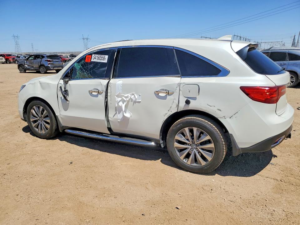 Продажа на аукционе авто 2016 Acura Mdx, vin: 5FRYD3H41GB009722, номер лота: 54160556