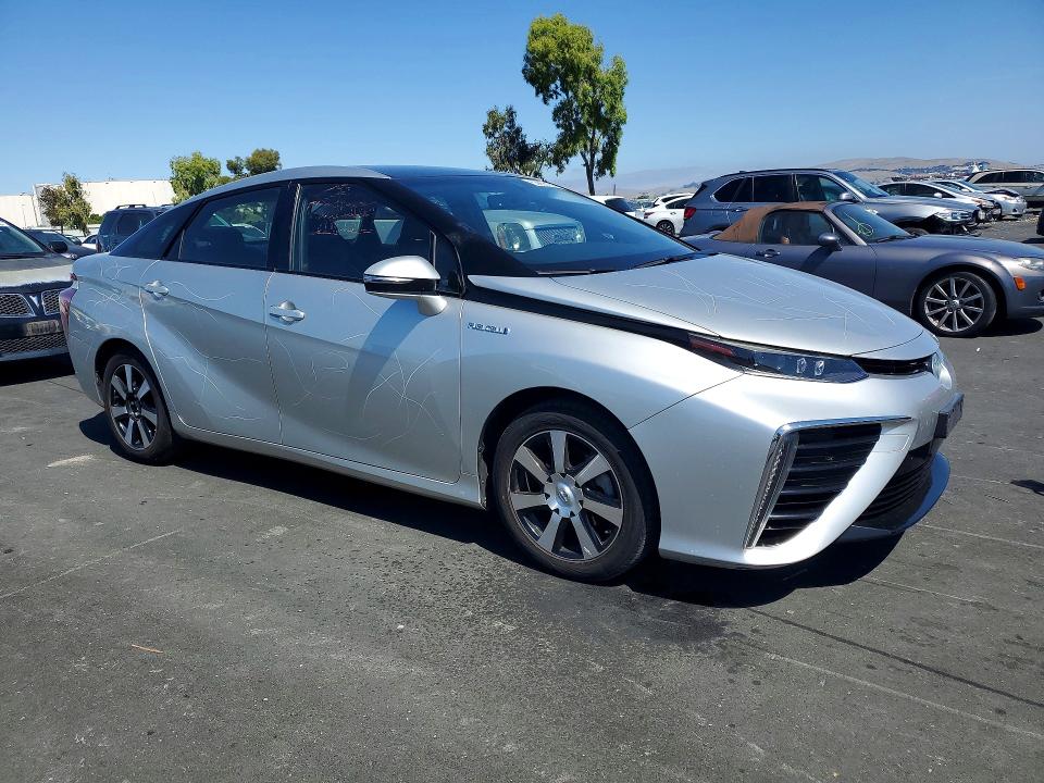 53655156 :رقم المزاد ، JTDBVRBD4HA003696 vin ، 2017 Toyota Mirai مزاد بيع