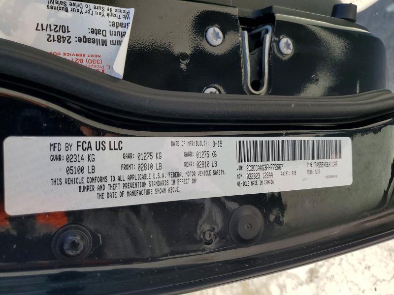 Aukcja sprzedaży 2015 Chrysler 300, vin: 2C3CCAAG3FH772667, numer aukcji: 53541776