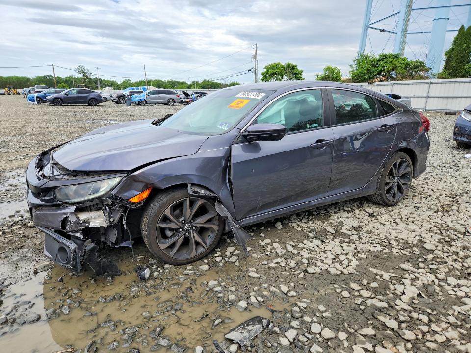 54537456 :رقم المزاد ، 2HGFC2F85KH588990 vin ، 2019 Honda Civic مزاد بيع