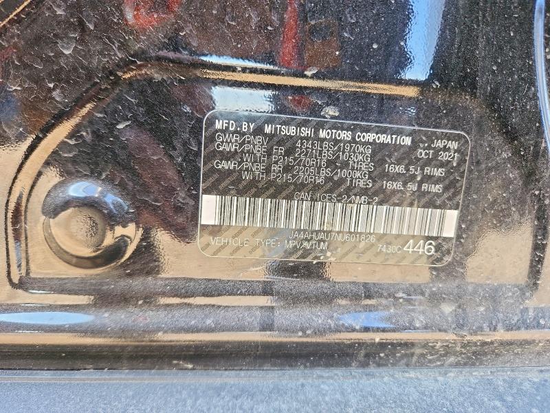 2022 Mitsubishi Rvr მანქანა იყიდება აუქციონზე, vin: JA4AHUAU7NU601826, აუქციონის ნომერი: 52193376