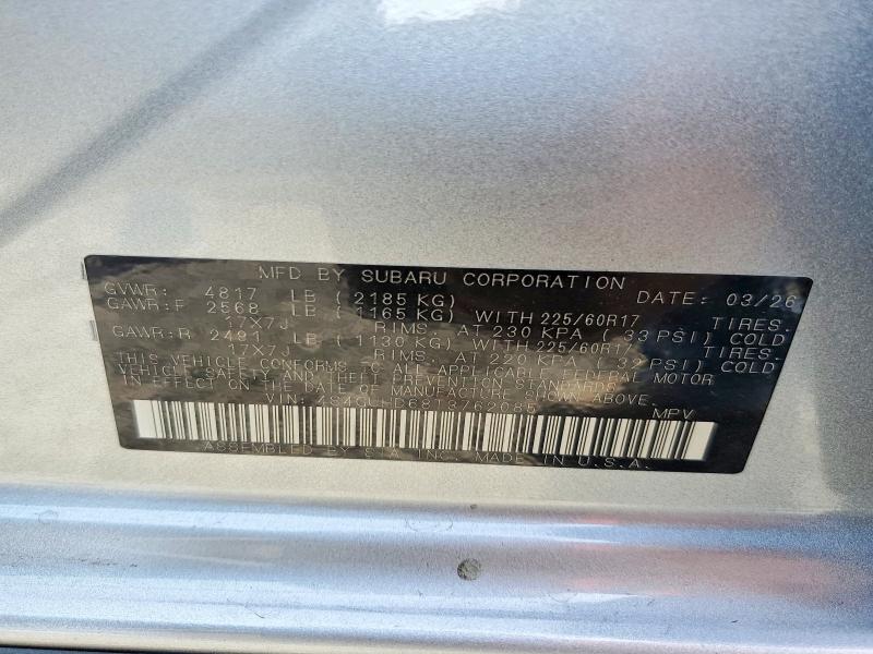 Продаж на аукціоні авто 2026 Subaru Crosstrek, vin: 4S4GUHD68T3762085, номер лоту: 54629626