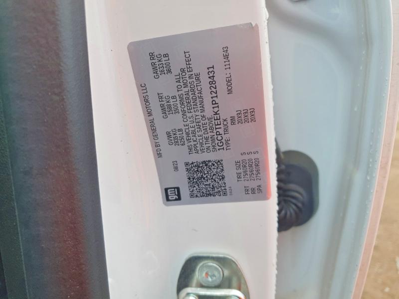 54036556 :رقم المزاد ، 1GCPTEEK1P1228431 vin ، 2023 Chevrolet Colorado مزاد بيع