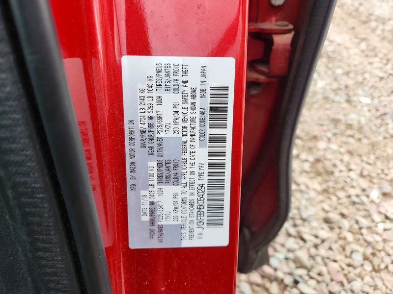 Продаж на аукціоні авто 2019 Mazda Cx-5, vin: JM3KFBBM5K0540294, номер лоту: 54122516