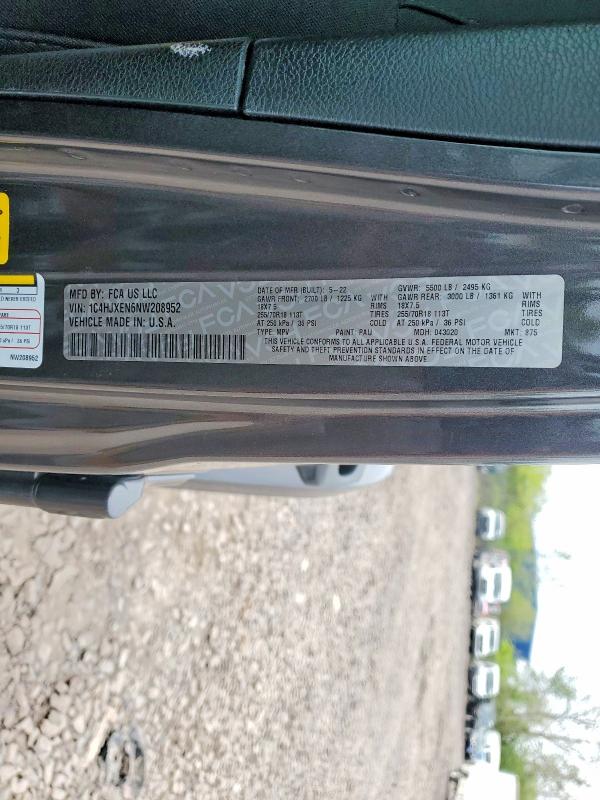 Продаж на аукціоні авто 2022 Jeep Wrangler Unlimited, vin: 1C4HJXEN6NW208952, номер лоту: 53413686