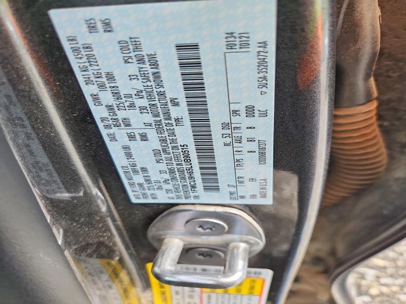 Продажа на аукционе авто 2020 Ford Escape, vin: 1FMCU9H65LUB90515, номер лота: 52878346