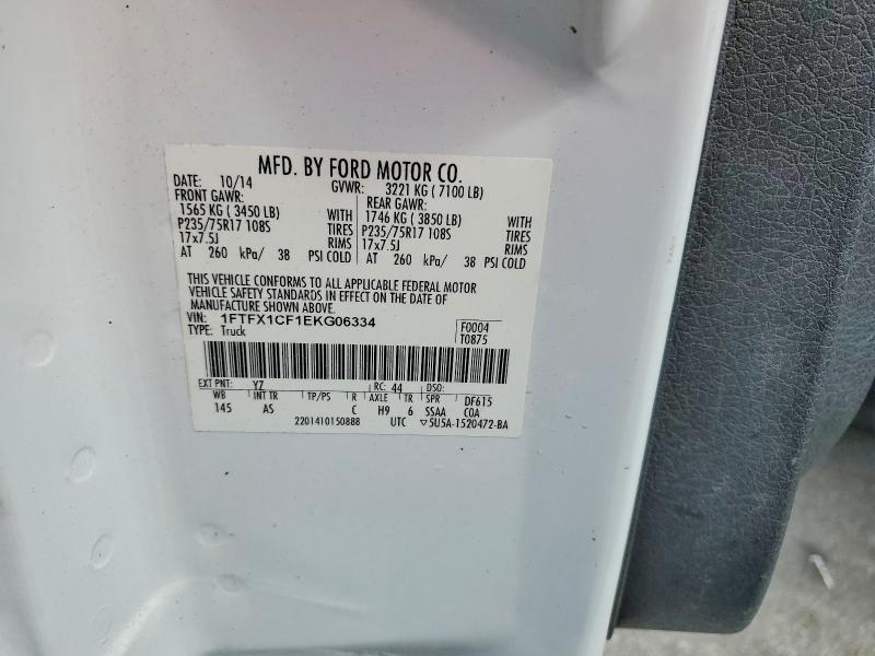 Aukcja sprzedaży 2014 Ford F150, vin: 1FTFX1CF1EKG06334, numer aukcji: 53515786