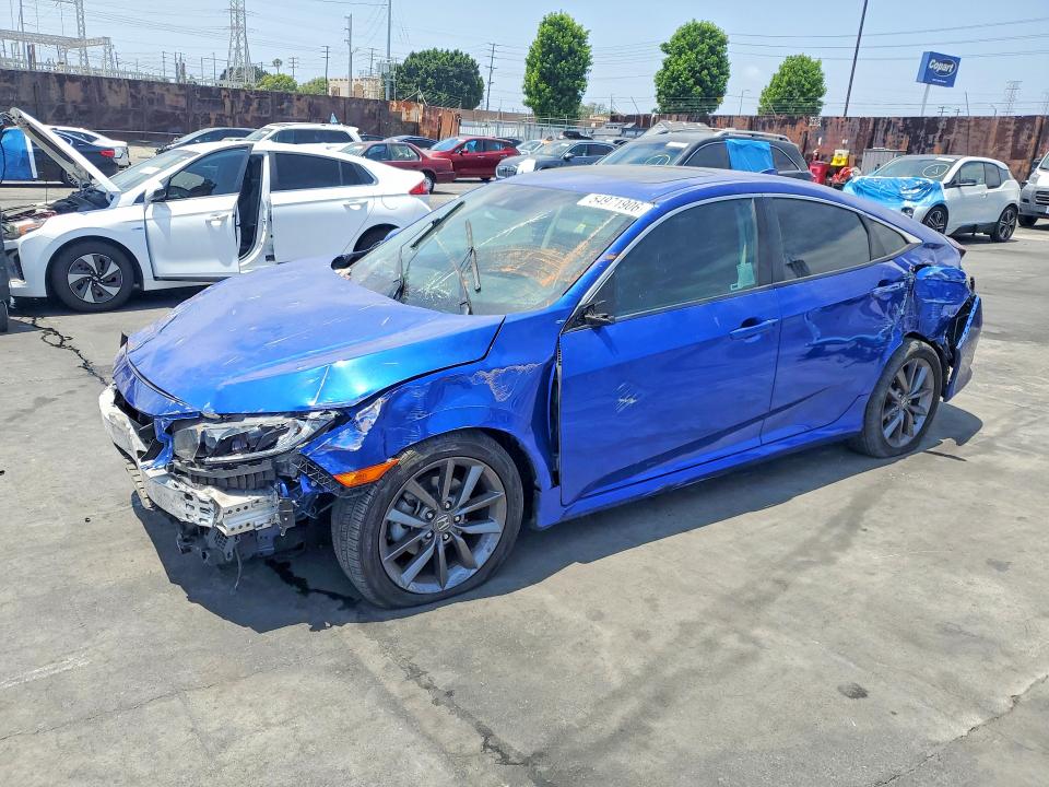 Auction sale of the 2020 Honda Civic, vin: 19XFC1F72LE221316, lot number: 54971906