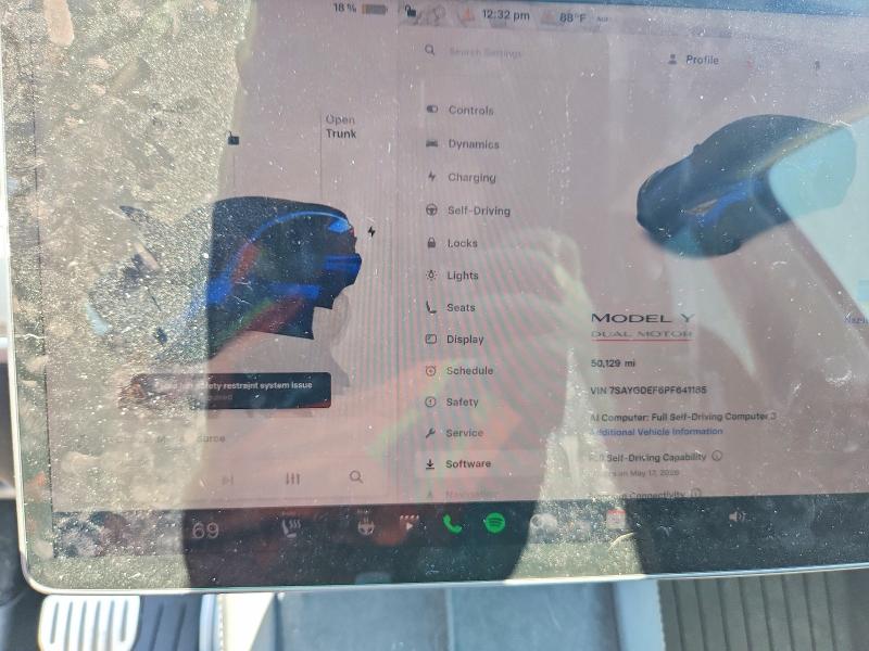 2023 Tesla Model Y მანქანა იყიდება აუქციონზე, vin: 7SAYGDEF6PF641185, აუქციონის ნომერი: 52967256