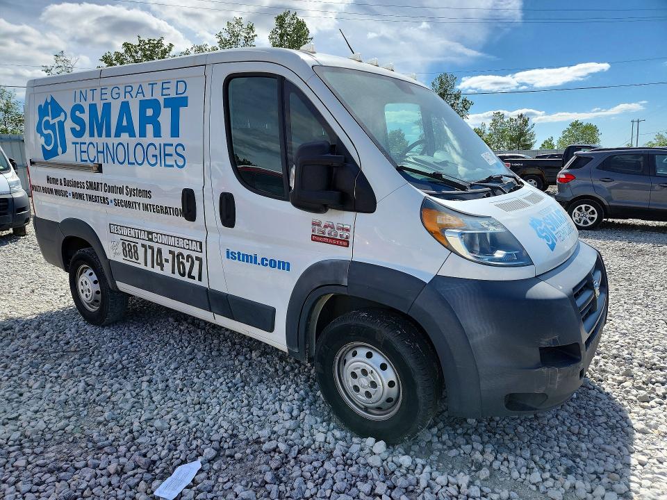 54471136 :رقم المزاد ، 3C6TRVNG5FE519803 vin ، 2015 Ram Promaster 1500 مزاد بيع
