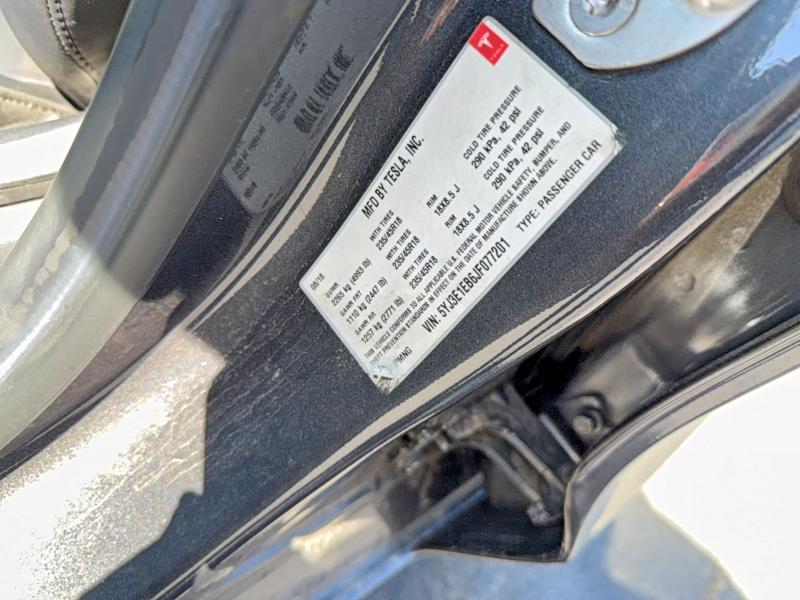 Aukcja sprzedaży 2018 Tesla Model 3, vin: 5YJ3E1EB6JF077201, numer aukcji: 54294446