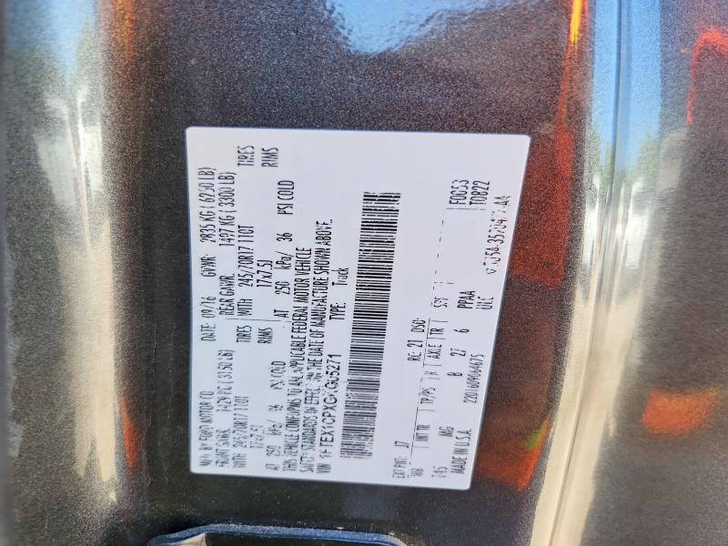 53264696 :رقم المزاد ، 1FTEX1CPXGKG05271 vin ، 2016 Ford F150 مزاد بيع