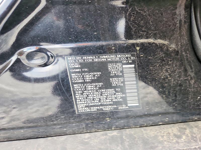 54791416 :رقم المزاد ، KNMAT2MV5GP730341 vin ، 2016 Nissan Rogue مزاد بيع