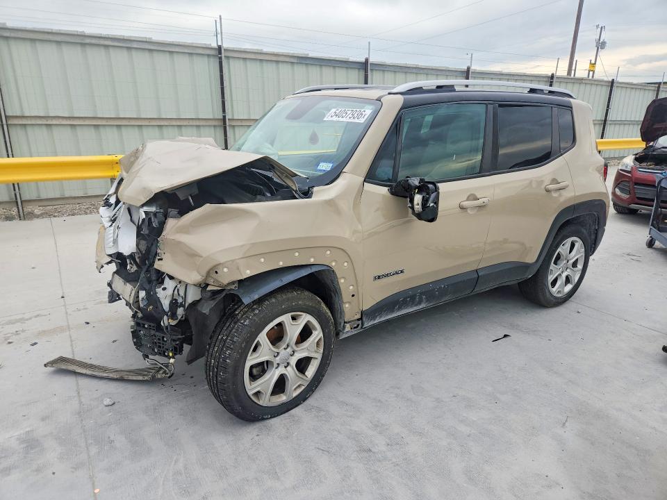 Продаж на аукціоні авто 2016 Jeep Renegade, vin: ZACCJBDTXGPD03866, номер лоту: 54057936