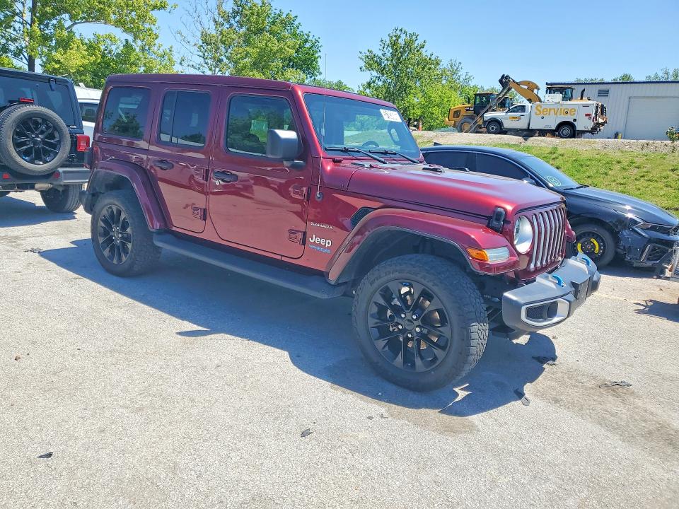 53103606 :رقم المزاد ، 1C4JJXP63NW160169 vin ، 2022 Jeep Wrangler Unlimited مزاد بيع