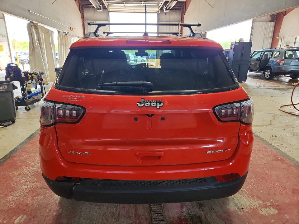 2018 Jeep Compass მანქანა იყიდება აუქციონზე, vin: 3C4NJDAB9JT126680, აუქციონის ნომერი: 53530146