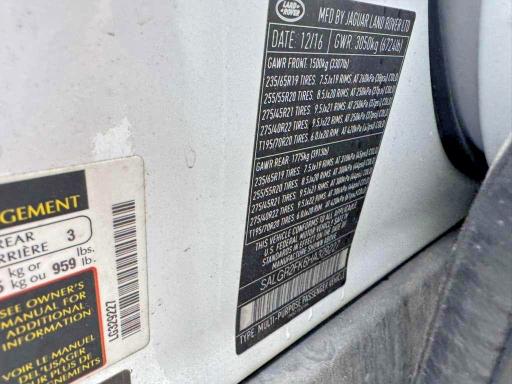 Aukcja sprzedaży 2017 Land Rover Range Rover, vin: SALGR2FK6HA329227, numer aukcji: 53462026