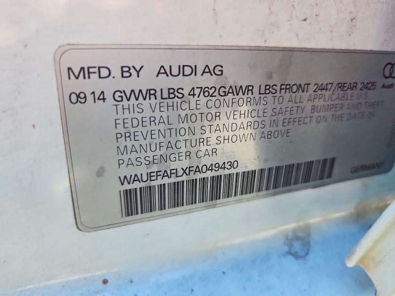 Продажа на аукционе авто 2015 Audi A4, vin: WAUEFAFLXFA049430, номер лота: 53027376