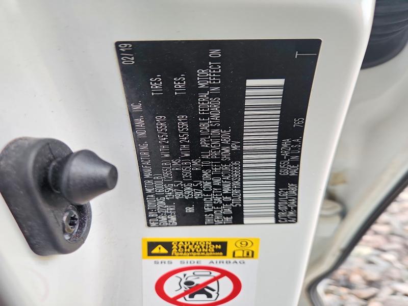 Aukcja sprzedaży 2019 Toyota Highlander, vin: 5TDJZRFHXKS966836, numer aukcji: 54053156