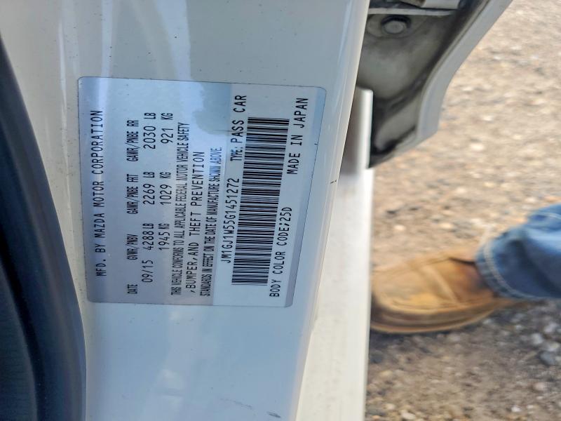 Продаж на аукціоні авто 2016 Mazda 6, vin: JM1GJ1W55G1451272, номер лоту: 53141636