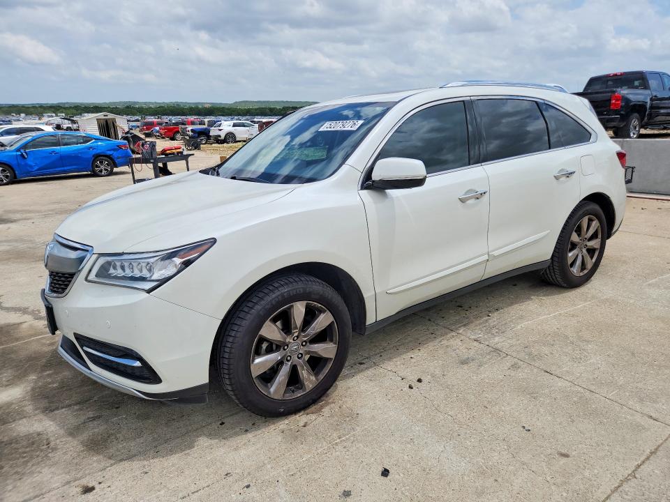 52079276 :رقم المزاد ، 5FRYD3H97GB014953 vin ، 2016 Acura Mdx مزاد بيع