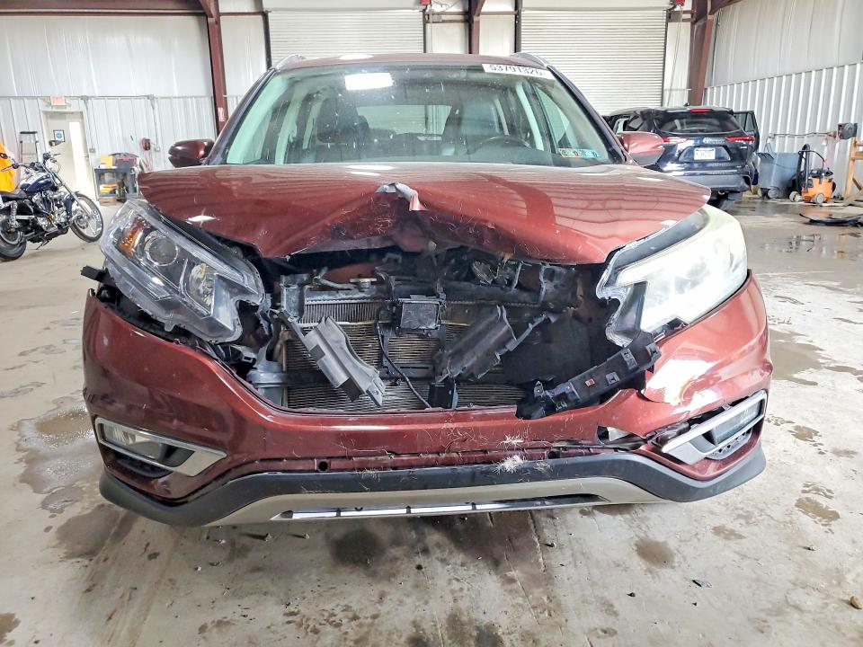 53791326 :رقم المزاد ، 5J6RM4H90FL000264 vin ، 2015 Honda Cr-v مزاد بيع
