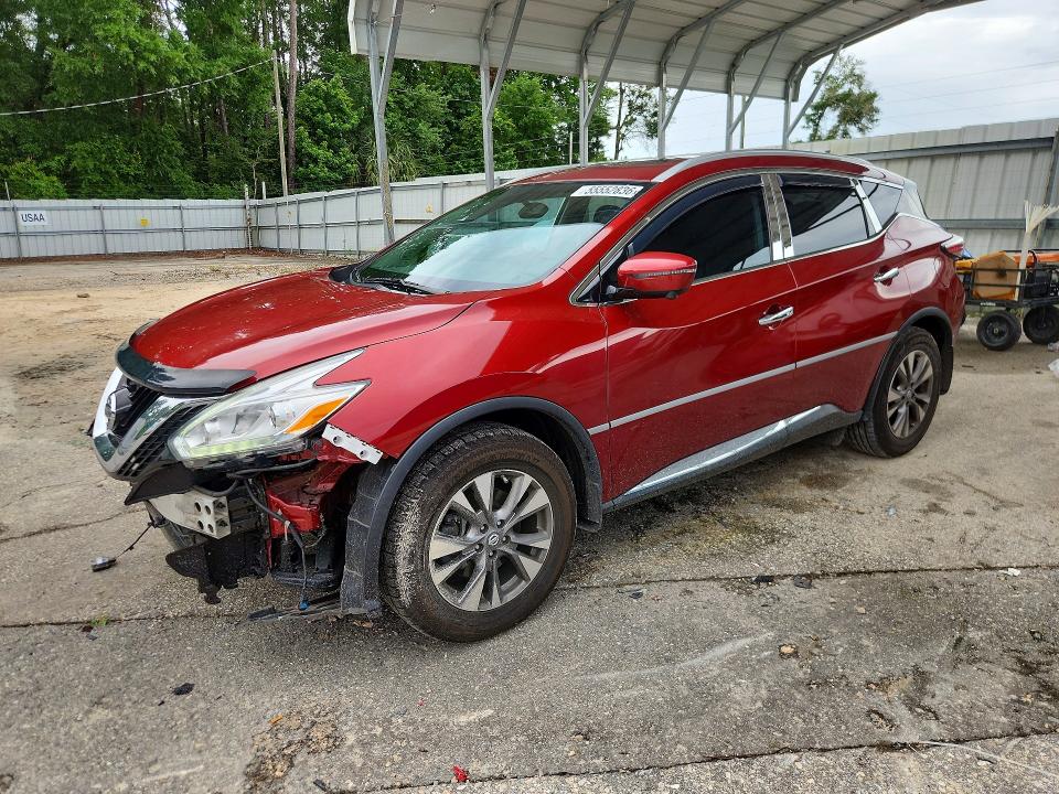 2017 Nissan Murano მანქანა იყიდება აუქციონზე, vin: 5N1AZ2MG2HN163904, აუქციონის ნომერი: 55552836